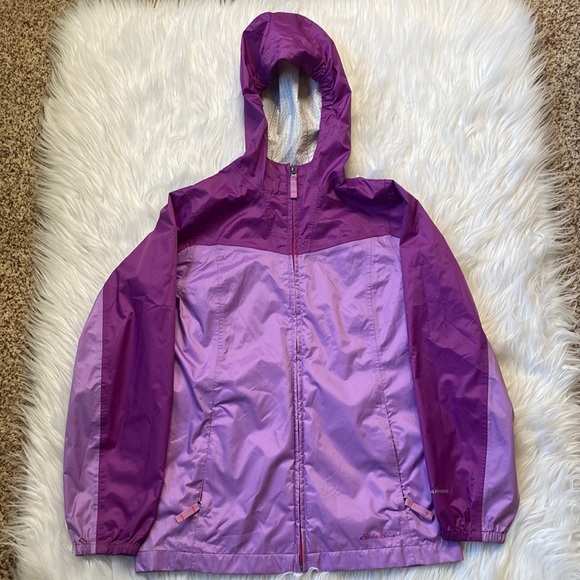 Eddie Bauer Other - Eddie Bauer Raincoat Child Size 10 Medium Purple Weather Edge Lightweight